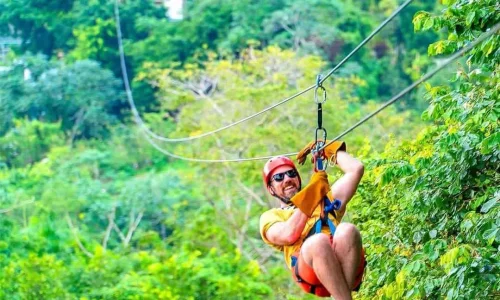 Zip Lines Adventure in Miches