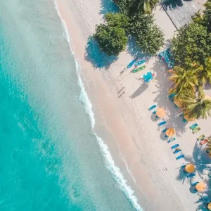 An aerial picture of Miches