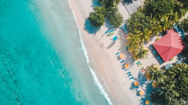 An aerial picture of Miches