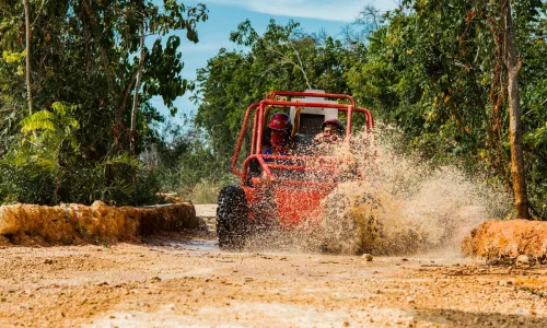 Underground cenote cave swimming at Domitai Park